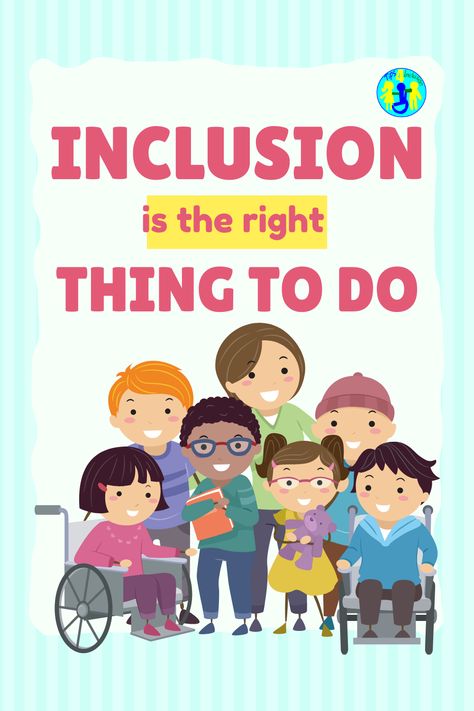 Every child deserves to be included. Inclusion leads to happiness and better success in life. Please share this poster and download at Teacher Pay teachers for all classrooms. Diversity Display, Inclusive Education Posters, Classroom Posters Elementary, Education Posters, Social Equality, Equality And Diversity, Inclusive Education, Awareness Poster, Inclusion Classroom