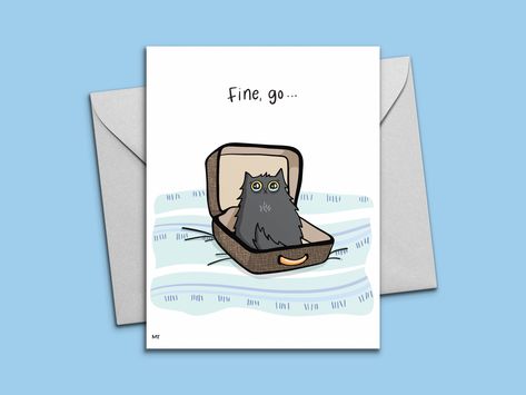 Excited to share this item from my #etsy shop: Printable Sad Cat Goodbye Card - Farewell Digital Greeting Card - Sad You’re Leaving Card for Coworkers + Friends - Instant Download Card Diy Goodbye Cards, Card Farewell, Farewell Greeting Cards, Farewell Gifts For Friends, Funny Leaving Cards, Bday Gifts For Mom, Goodbye Cards, Goodbye Gifts For Coworkers, Cute Birthday Wishes