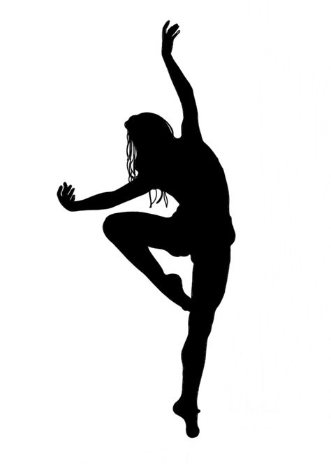 Ballet Pose Reference, Dance Silhouette Art, Ballet Dancer Silhouette, Pose Reference Drawings, Woman Exercise, Dancing Silhouette, Ballet Pose, Dance Studio Decor, Sillouette Art