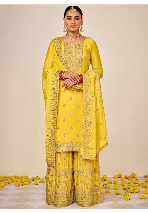 FK810 Palazzo Indian, Kurta Skirt, Gharara Suits, Patiala Salwar Suits, Kurta With Palazzo, Palazzo Suit, Sharara Suit, Dress Rental, Pakistani Salwar Kameez