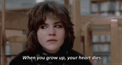 The Breakfast Club When You Grow Up GIF - TheBreakfastClub WhenYouGrowUp YourHeartDies - Discover & Share GIFs Film Quotes, Tv Shows, The Breakfast Club, Relatable Lines, Breakfast Club, The Breakfast, Movie Quotes, Movies And Tv Shows, Growing Up