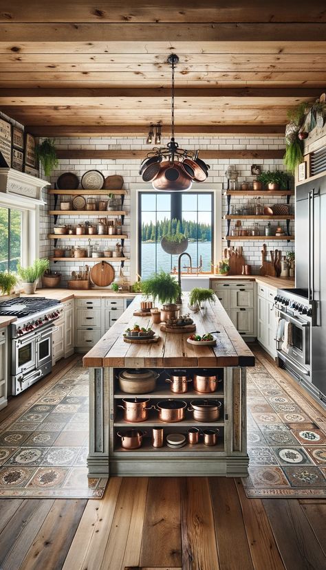 21 Charming Lake House Decorating Ideas to Elevate Your Lakeside Living 🌊🏡 - Laugh Lore Timeless Lake House, Summer Lake House Decor, Lake House Vibes, Small Lake House Interior, Lake House Game Room, River House Decorating Ideas, Lakehouse Kitchen Ideas, Lake House Laundry Room, Lake House Great Room