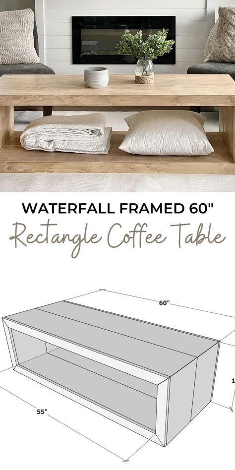 Soft Edge Coffee Table, Extra Long Coffee Table Living Rooms, Crate And Barrel Nightstand Diy, Diy Wood Coffee Table Rectangle, Diy Coffee Table Videos, Diy Coffee Table Rectangle, Coffee Table Building Plans, Wood Diy Coffee Table, Folsom Coffee Table Diy