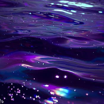 deep purple iridescent ocean moon reflection in sp - Image Creator from Microsoft Bing Bonito, Spiritual Purple Aesthetic, Purple Mermaid Art, Moon And Water Aesthetic, Ocean Space Aesthetic, Calm Purple Aesthetic, Mermaid Aesthetic Purple, Indigo Purple Aesthetic, Bioluminescent Aesthetic