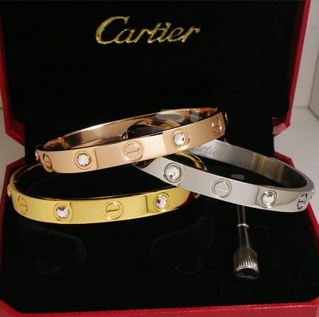 I have always loved & admired the renowed French jeweler & watchmaker brand Cartier, and today I'm doing a post on one of their most famous ... Cartier Love Bangle, Cartier Bangle, Cartier Bracelet, Bracelet Love, Cartier Jewelry, Cartier Love, Cartier Love Bracelet, Love Bracelets, Cz Stone