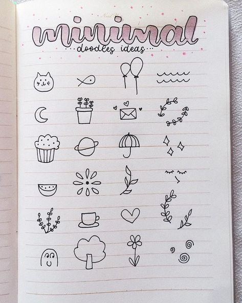 These easy doodles are all very simple to draw and very cute. If that's what you're looking for, this should be great inspiration for you. These are the best easy bullet journal doodle ideas. Easy Doodle Ideas, Bullet Journal Easy, Bullet Journal Ideas Templates, Bullet Journal For Beginners, Bookmark Ideas, Crochet Bookmark, Easy Doodle, Creating A Bullet Journal, Bullet Journal Paper