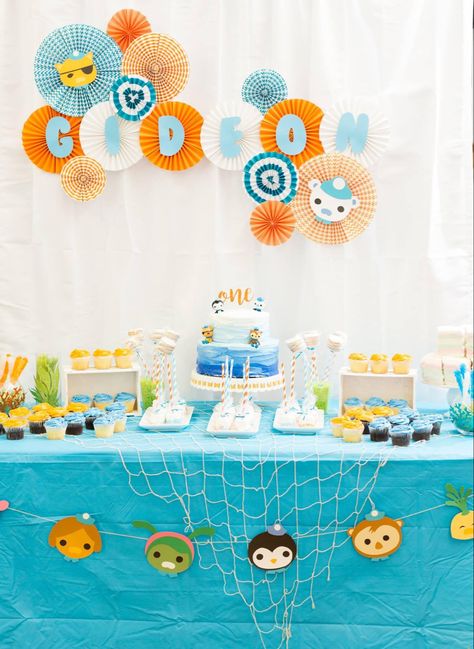 Octonauts Diy Party Decorations, Aquanauts Birthday Party Ideas, Octonauts Decorations, Octonauts Craft, Octonauts Birthday Party Decorations, Octonauts Party Ideas, Octonauts Party Favors, Octonauts Birthday Party Food, Octonauts Birthday Party