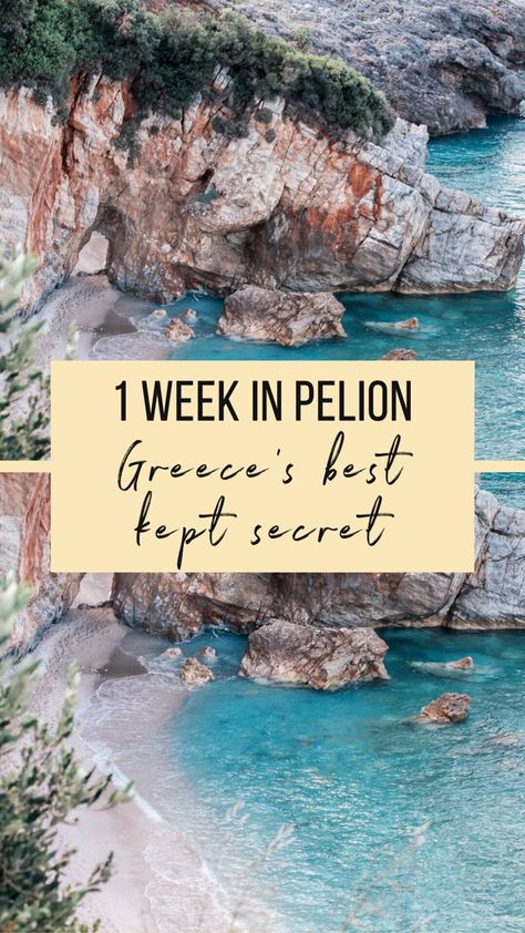 1 Week in Pelion, Greece’s best kept secret including: about Pelion and how to get there, best things to do and see, accommodation and best beaches. 1 Week Vacation Ideas, Small Greek Islands, A Week In Greece, Pelion Greece, One Week Itinerary, Greek Islands Vacation, Peloponnese Greece, Greece Itinerary, Greek Vacation