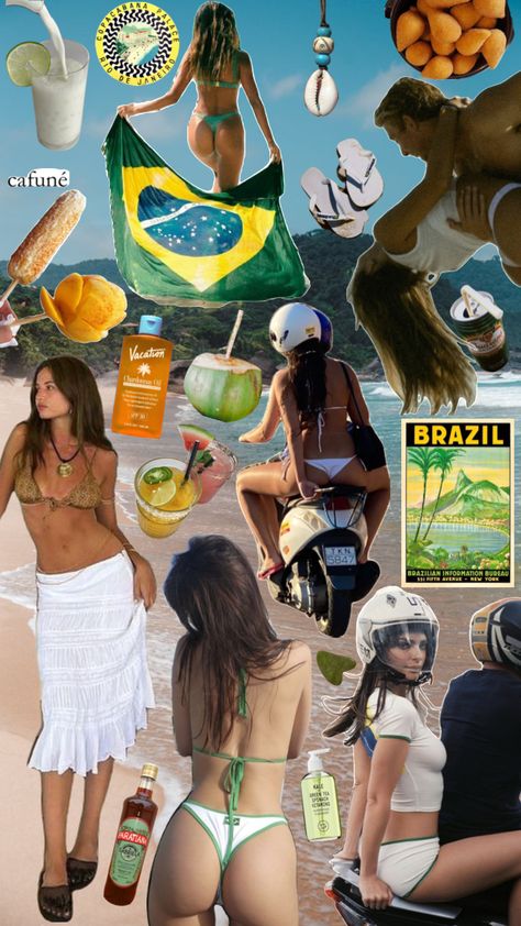 Brazilian Crush 🇧🇷 #coconutgirlsummer #coconutgirl #summer #outfitinspo #vibes #emrata #brazil #brazilsummer Brazil, Rio De Janeiro, Summer Beach, Sumo, Brazilian Crush, Beach Vibe, Summer Of Love, Summer Girls, Beach Vacation