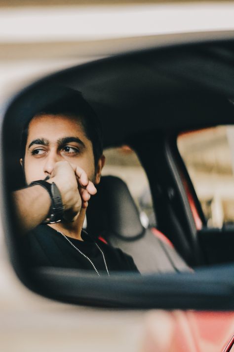instagram.com/pun.jwani Photography Poses With Car, Male Self Portrait, Poses With Car, Man In Car, Men Cars Photography, Swift Car, Classic Car Photoshoot, Men's Portrait Photography, Car Photoshoot