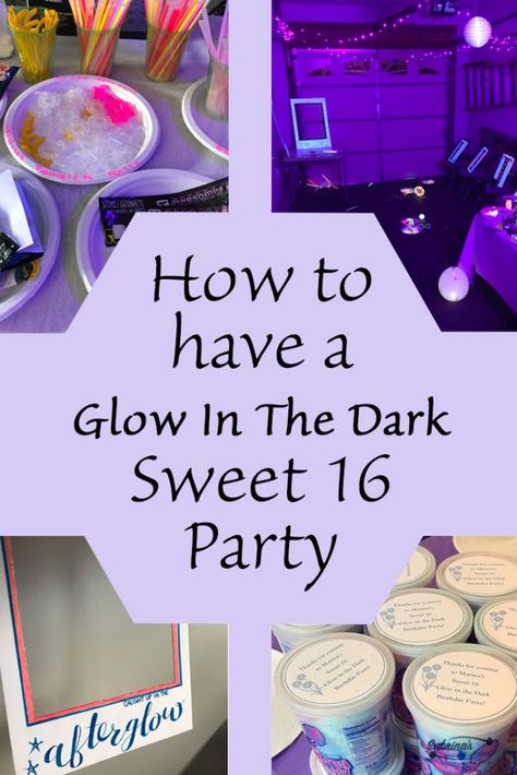 Fun Ideas For Sweet 16, Tomboy Sweet 16 Party Ideas, Sweet Sixteen Glow In The Dark Party, November Sweet 16 Party Ideas, Surprise Sweet 16 Party Ideas, Fun Sweet 16 Party Ideas, Sweet 16 Neon Party Ideas, Sweet 16 House Party Ideas, Sweet 16 Party Food