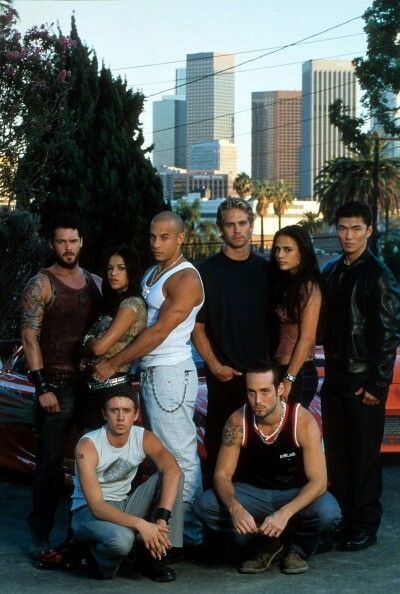 The Gang! Fast & Furious Vin Diesel, Paul Walker Brothers, Rick Yune, Paul Walker Movies, Fast And Furious Cast, The Fast And The Furious, Dominic Toretto, Beau Film, Fast And The Furious