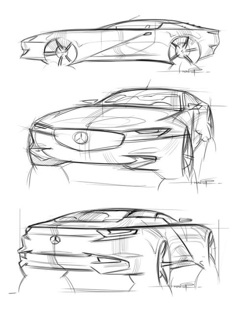 Automobile Design Sketches, Car Concept Sketch, Sports Car Sketch, Car Sketch Design, Automotive Sketch, Vehicle Sketch, Concept Car Sketch, Car Sketches, Cool Car Drawings