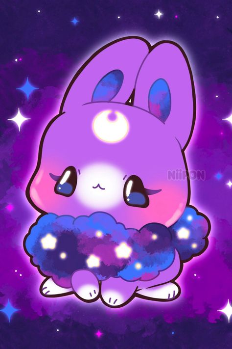 bring a whole new meaning to "space buns" 😂 #kawaiiart #nebula #bunny Kawaii, Cosmo Art, Bunny Space, Space Bunny, Moon Bunny, Random Idea, Space Bunnies, Cosmos Art, Bunny Stuff