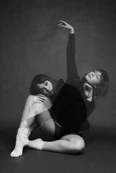 Layered Images Photography, Ballet Photography Black And White, Double Image Photography, Change In Art, Black And White Double Exposure, Layers In Photography, Double Exposure Photography Ideas, Layering Photography, Changes Photography