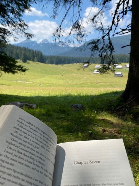 #nature #reading #book #summer #sunny #forest #mountain Nature, Reading In Mountains, Reading Book Outside Aesthetic, Sunny Mountain Aesthetic, Reading Nature Aesthetic, Nature Life Aesthetic, Books In Nature Aesthetic, Reading In Nature Aesthetic, Reading Books In Nature