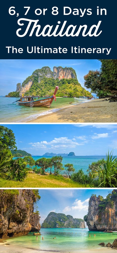 7 Days In Thailand, Thailand And Vietnam Itinerary, 7 Day Thailand Itinerary, Thailand 5 Days Itinerary, Thailand Itenary, Thailand Itinerary 10 Days, Itinerary Thailand, Phuket Honeymoon, Thailand Island Hopping