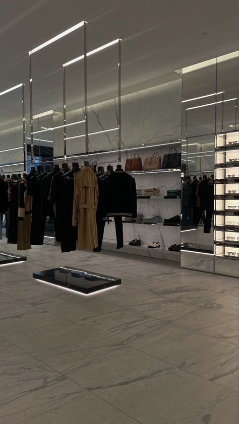 Ysl Clothes, Ysl Store, Ysl Outfit, Saint Laurent Store, Shopping Aesthetic, Aesthetic Stores, Store Layout, Boutique Interior Design, Boutique Interior