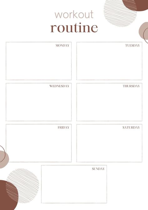 Organisation, Workout Plan Template, Gym Planner, Weekly Fitness Planner, Workout Template, Free Planner Templates, Free Printable Planner, Meal Planner Template, Weekly Workout Plans