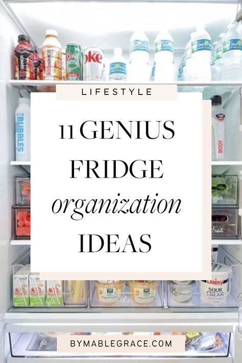 11 Genius Fridge Organization Ideas You Need to Try Organisation, Organized Refrigerator Ideas, Food Organization Fridge, French Door Refrigerator Organization, French Door Fridge Organization, Side By Side Fridge Organization, Small Refrigerator Organization, Fridge Organization Dollar Store, Fridge Organization Ideas