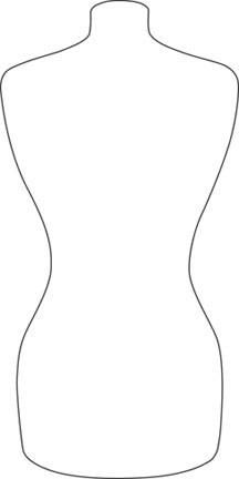 MINIATURE DRESS FORMS - torso dress form template Mini Dress Form, Miniature Dress, Dress Card, Paper Dress, Gambar Figur, Pola Sulam, Dress Forms, Sewing Accessories, Dress Form