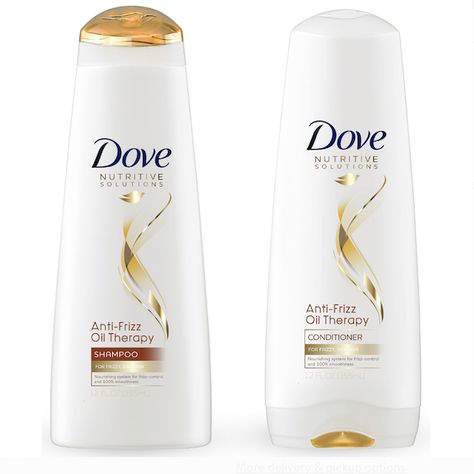 Dove Shampoo And Conditioner, Dove Shampoo, Oil Therapy, Anti Frizz Shampoo, Puffy Hair, Mushroom Hair, Hair Balm, Good Shampoo And Conditioner, Nourishing Shampoo