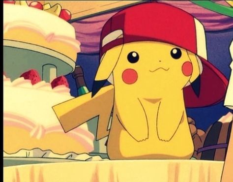 Cute pikachu in a hat Pokemon Wallpaper Pikachu, Ash Hat, Pikachu Wallpaper, Anak Manja, Cute Pikachu, Pokemon Memes, Team Rocket, My Pokemon, Pokemon Pictures