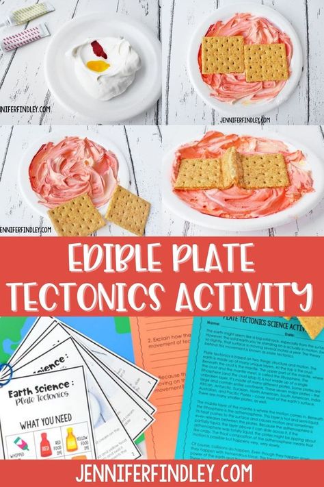 Plate Tectonics Middle School, Plate Tectonics Activity, Tectonic Plates Activities, Volcano Science Projects, 5th Grade Science Projects, Physical Science Activities, Middle School Science Activities, Earth Science Activities, Science Demonstrations