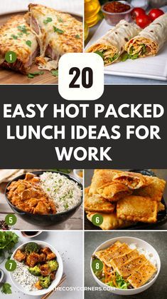 Packed Work Lunch, Quick And Easy Hot Lunch Ideas, Easy Simple Lunch Recipes, Hot Work Lunch Ideas, Easy Teacher Lunch Ideas, School Hot Lunch Ideas, Men Lunch Ideas Work, Fun Lunch Ideas For Adults, Adult Lunches For Work