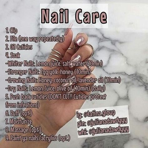 Diy Nail Care, Nail Growth Tips, Nail Care Diy, Routine Aesthetic, Nail Repair, Nail Care Routine, Nail Care Tips, Beauty Tips For Glowing Skin, Nail Growth