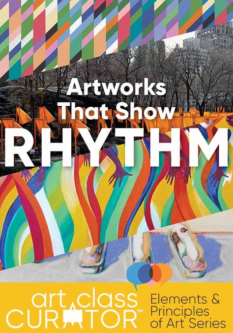 Rhythm in Art: The Ultimate List of Rhythm in Art Examples Principles Of Design Rhythm, Principals Of Art, Elements Of Art Examples, Art Guidelines, Emphasis In Art, Unity In Art, Art Rhythm, Elements And Principles Of Art, Proportion Art