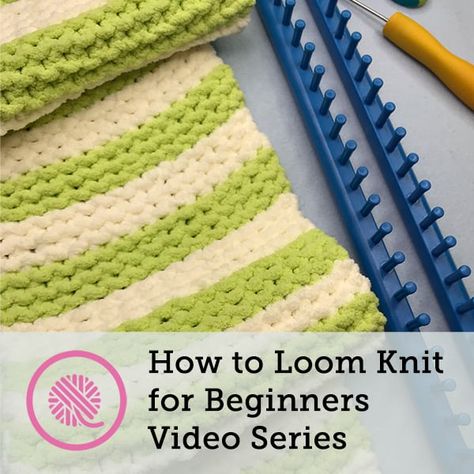 Rectangle Loom Blanket, Loom Knitting Blanket, Crochet Loom, Knitting Loom Socks, Knit For Beginners, Loom Blanket, How To Loom Knit, Loom Knitting For Beginners, Circle Loom