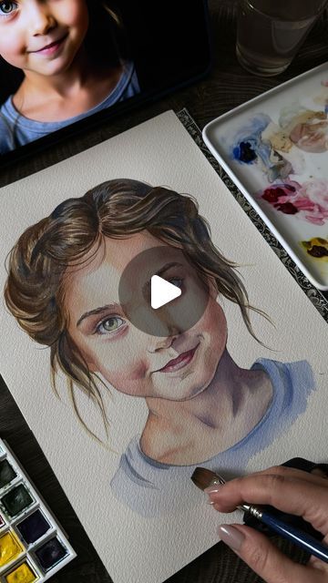 Painting Watercolor Portraits, Watercolour Portrait Faces Tutorial, Painting Skin Watercolor, Painting Face With Watercolor, Watercolour Faces Tutorial, How To Paint A Portrait Step By Step, Watercolour Skin Tutorial, How To Paint Portraits Watercolors, How To Watercolor Paint People