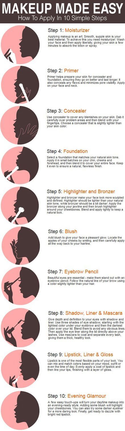 Makeup made easy in 10 simple steps. And don't for get to add some glam for evening with Mary Kay® Cream Eye Color in Amber Twist! | Mary Kay Make Up Mata, Kuas Makeup, Make Up Diy, Fix Makeup, Flot Makeup, Makeup Mistakes, Makeup 101, Makeup Tip, Beauty Make-up