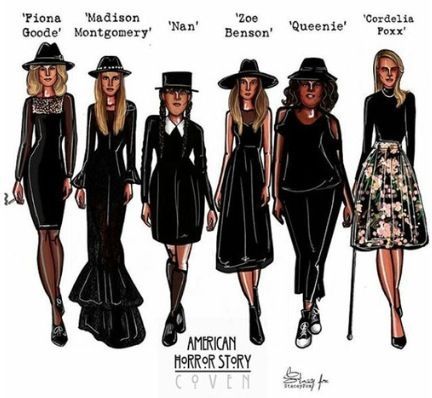 American Horror Story Coven Costume, Coven Outfits Modern Witch, Haunted Soiree Outfit, Coven Costume Ideas, Coven Outfit Ideas, Coven Ahs Outfits, American Horror Story Coven Outfits, Coven Witches Costume, Ahs Coven Costume