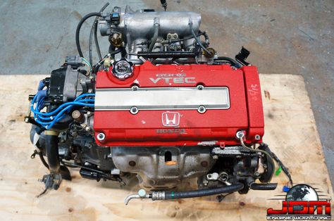 JDM Honda Civic EK9 96-00 B16B Type-R 99-00 Spec Engine Only includes:  - 100% Complete 99-00 JDM B16B DOHC VTEC 1.6L Engine  Please feel free to give me a call at 718-479-5970 or toll free at 888-225-1989 if you have any questions, concerns, or more information regarding any of our motor swaps or front clips.  Customer satisfaction is what we GUARANTEE! Jdm Honda Civic, Honda Civic Ek9, Jdm Engine, Honda Civic Engine, Civic Jdm, Jdm Imports, Jdm Parts, Honda Engine, Jdm Engines