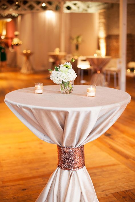 Cocktail Hour Decor | Photography: Nancy Ray Photography Wedding Cocktail Tables, Cocktail Table Decor, Austrian Wedding, Cocktail Hour Decor, Cocktail Party Decor, Cocktail Decoration, Sheila E, Cocktail Hour Wedding, Inexpensive Wedding Venues