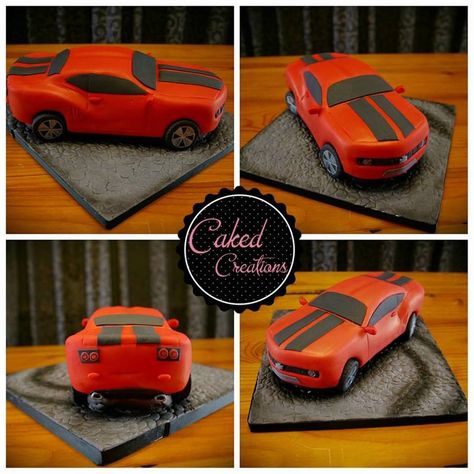 Camaro Car Cake! on Cake Central Fulda, Essen, Hunting Birthday Cakes, Ideas For Birthday Cake, Elegant Cake Design, Car Cakes, Birthday Wishes For Kids, Hunting Birthday, Birthday Cake For Husband