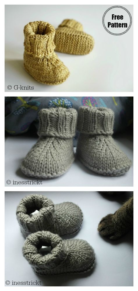 Baby Socks Knitting Pattern, Knitted Baby Boots, Baby Socks Pattern, Baby Booties Free Pattern, Baby Hug, Baby Booties Knitting Pattern, Baby Hat Knitting Pattern, Baby Boy Knitting Patterns, Baby Booties Pattern