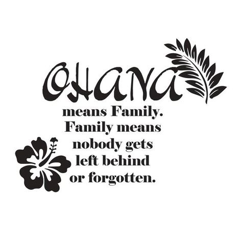 Hawaiian Symbols, Hawaiian Quotes, Love One Another Quotes, Ohana Tattoo, Family Quotes Tattoos, Family Meaning, Hawaiian Tattoo, Ohana Means Family, Family Family