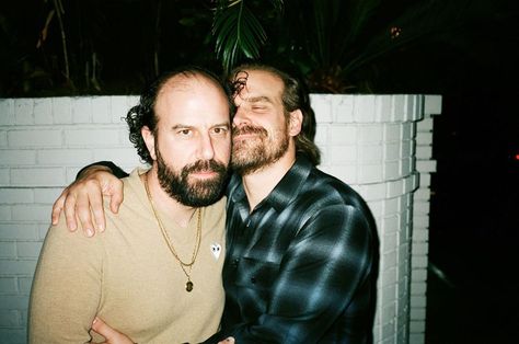 Brett Gelman on Instagram: “True brotherly love. ❤️ you @dkharbour! Photo by @myleshendrik” Brett Gelman, Unfinished Art, Photoshoot Quotes, David Harbor, Winona Forever, Wonder Twins, David Harbour, Blue Man Group, Laugh Track