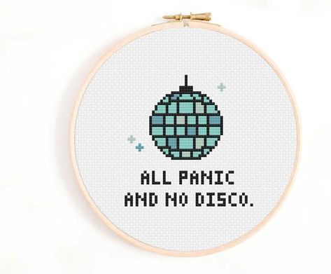 Disco Cross Stitch, Quote Cross Stitch, Stitch Funny, Funny Embroidery, Funny Cross Stitch, Stitch Quote, Cross Stitch Quotes, Funny Cross Stitch Patterns, Subversive Cross Stitch