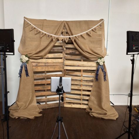 Photobooth backdrop to be used for photobooth it is funky and suitable and gives a rustic elegant look. Curtain Draping, I Do Bbq, Lace Diy, Photos Booth, Western Parties, Cowgirl Party, Diy Backdrop, Western Theme, Rustic Theme