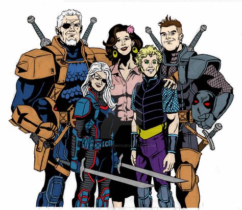 Grant Wilson, Deathstroke Comics, Adeline Kane, Dc Deathstroke, Arrow Family, Deathstroke The Terminator, Slade Wilson, Big Happy Family, League Of Assassins