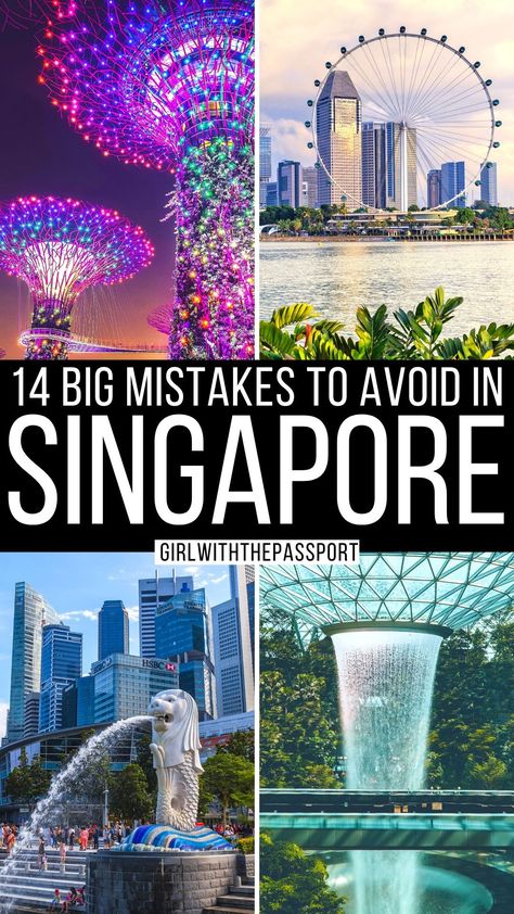 14 Big Mistakes to Avoid in Singapore + Secret Expert Tips for 2023 Singapore Things To Do, Singapore Vacation, Singapore Guide, Singapore Attractions, Singapore Travel Tips, Singapore Itinerary, Things To Do In Singapore, Singapore Photos, Visit Singapore