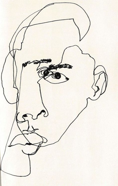 Contour Drawing, Blind Contour Drawing, Imperfection Drawing, Imperfect Drawing, Line Drawing Face, Contour Drawings, Blind Drawing, Blind Contour, Contour Line Drawing