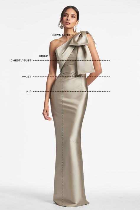 Simple evening dress