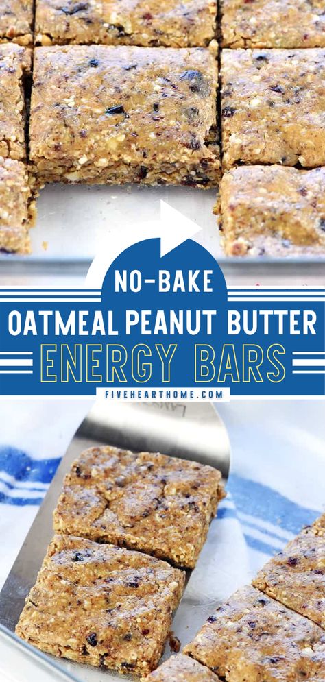 Oatmeal Peanut Butter Energy Bars Using Dried Fruit In Baking, No Bake Healthy Breakfast Bars, Oatmeal Chia Breakfast Bars, Oatmeal Breakfast Bars No Bake Energy Balls, Date Granola Bars Healthy, Oatmeal Date Bars Recipe Healthy, Raw Energy Bar, Oatmeal Peanut Butter Protein Balls Chia Seeds, No Bake Energy Bars Healthy