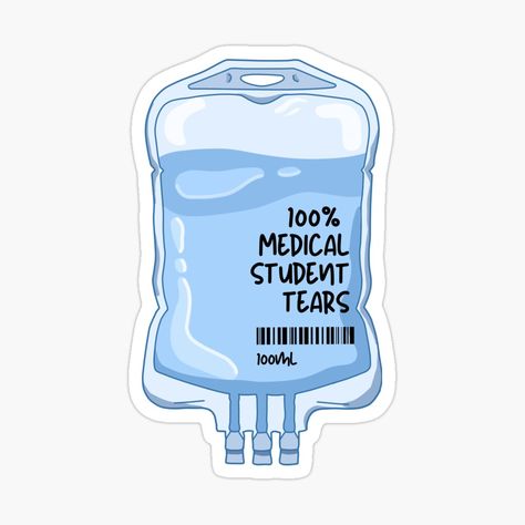 Med Stickers, Tears Design, Medical Stickers, Funny Laptop Stickers, Medical School Life, Science Stickers, Medical Wallpaper, Surgical Tech, Medical Laboratory Science