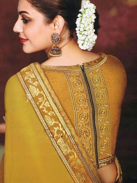 Latest Saree Blouses, Blouse Designs High Neck, Cotton Saree Blouse, Saree Blouse Neck Designs, Wedding Blouse Designs, Sari Blouse Designs, Blouse Designs Indian, Indian Saree Blouses Designs, Simple Blouse Designs